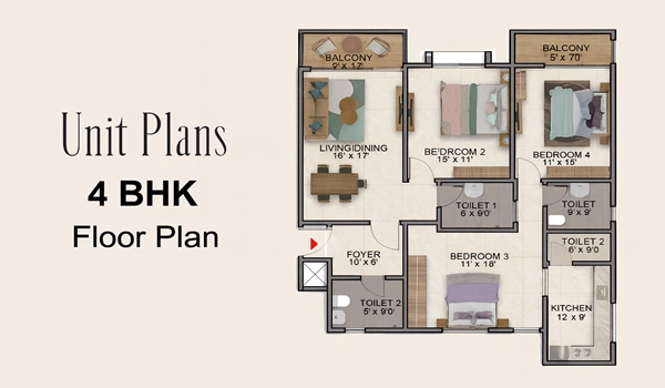 Kohinoor Satori Floor Plan