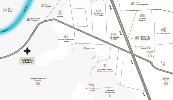 Kohinoor Satori Location Map